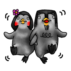 ペンギンカップル　ペン子とギン太