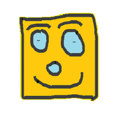 Man with square face