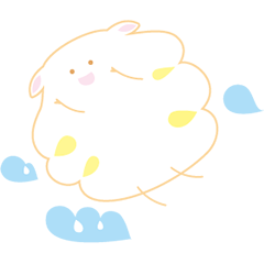 floating cloud sheep