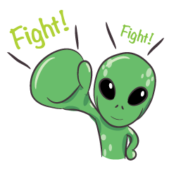 Green Alien – UFO