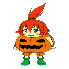 Pumpkin-chan's Halloween activities (EN)