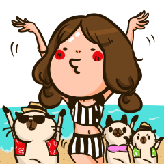Sunny & The Gang (Beach collection!)