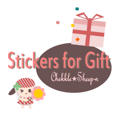 [Checkle★Sheep-n]Stickers for Gift☆