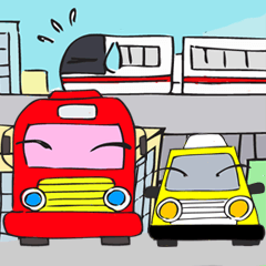 traffic cartoon