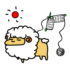 羊（ひつじ）のホワイトボード