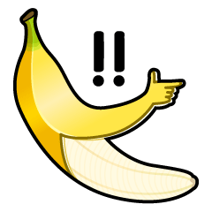 バナナのリアクション