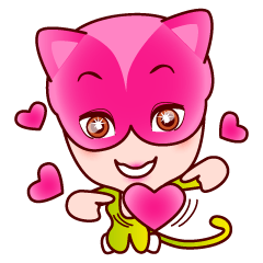 Rose Apple Meow, the charmed cat