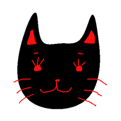 黒猫のミャーちゃん