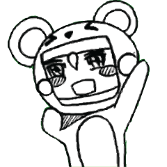 Cartoon Boy anime drawing v.baby bear