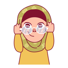Jihab – Muslim – Girl Sticker Set