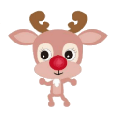 reindeer Daniel is running  around world