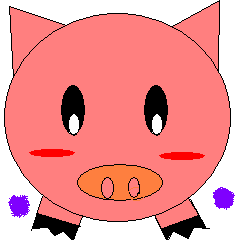 Pink Pig to mischief