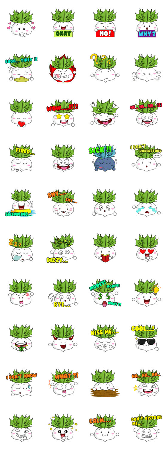 Vegetable Sticker – FUN