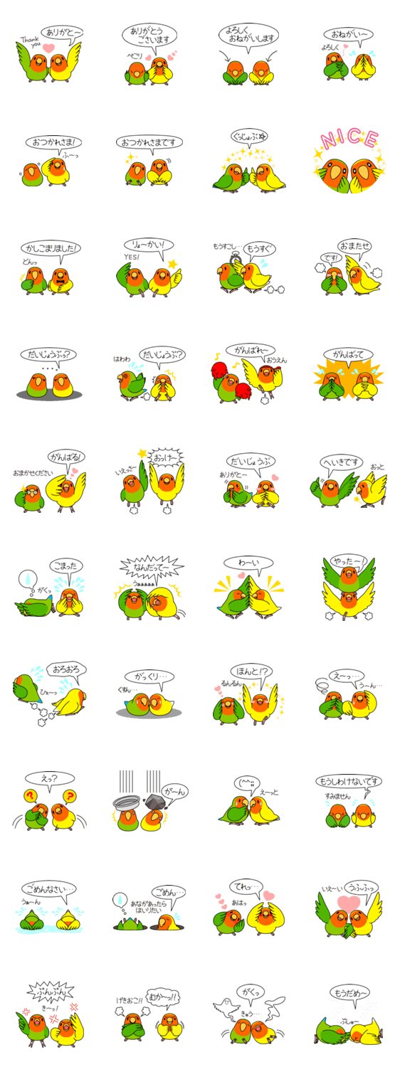 コザクラインコ「感謝感激こざくらっち」