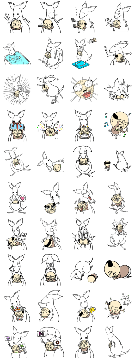 カンガルーとおっさん