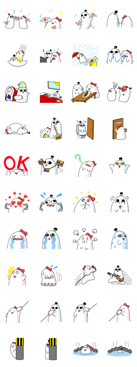 ちょんまげ丸 と リボンちゃん