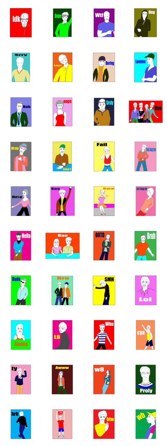 チャットでネイティブのスラング英語