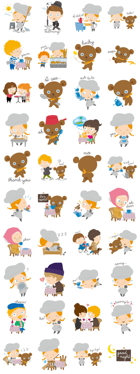 小さなシューとクレム