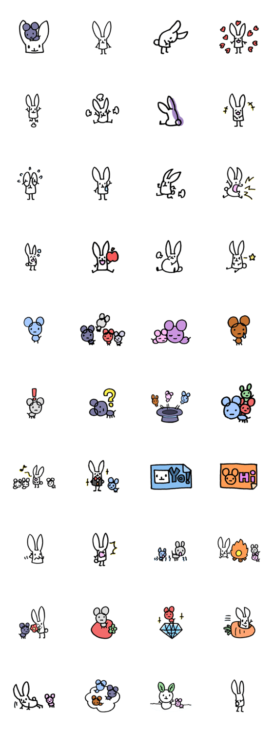 スコットバニーとねずみちゃん