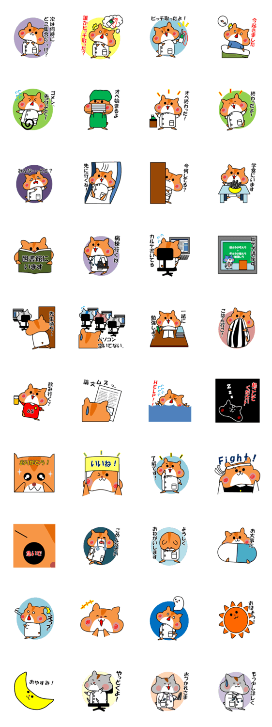 医学生ハムスターのポリクリ生活