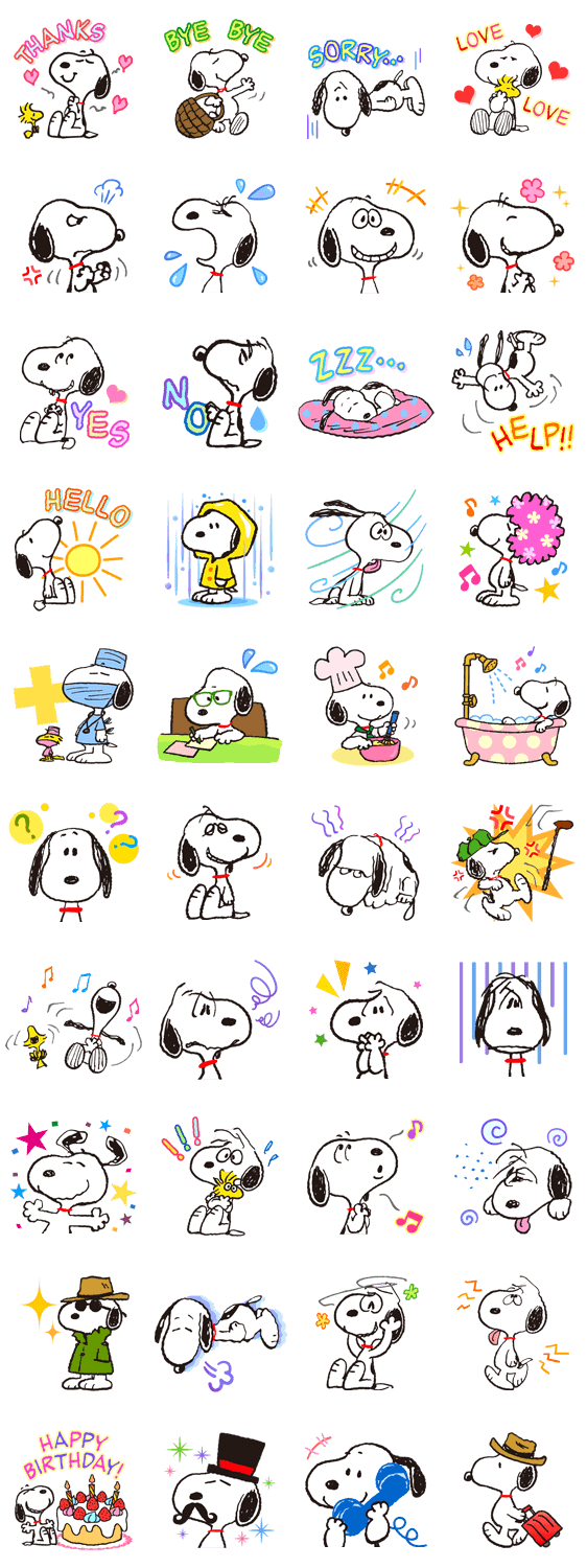 SNOOPY★FUNNY FACES