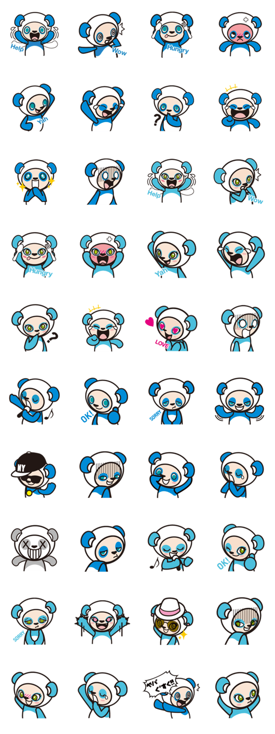 アクアパンダ　チャリとチャラ