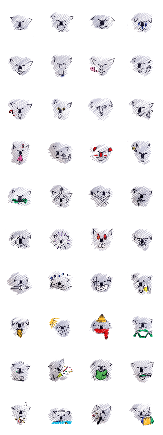 落書きコアラの日常