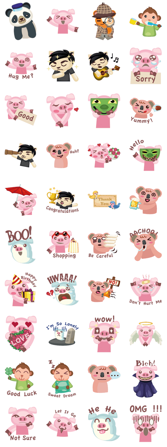 Piggy & Animals'Town