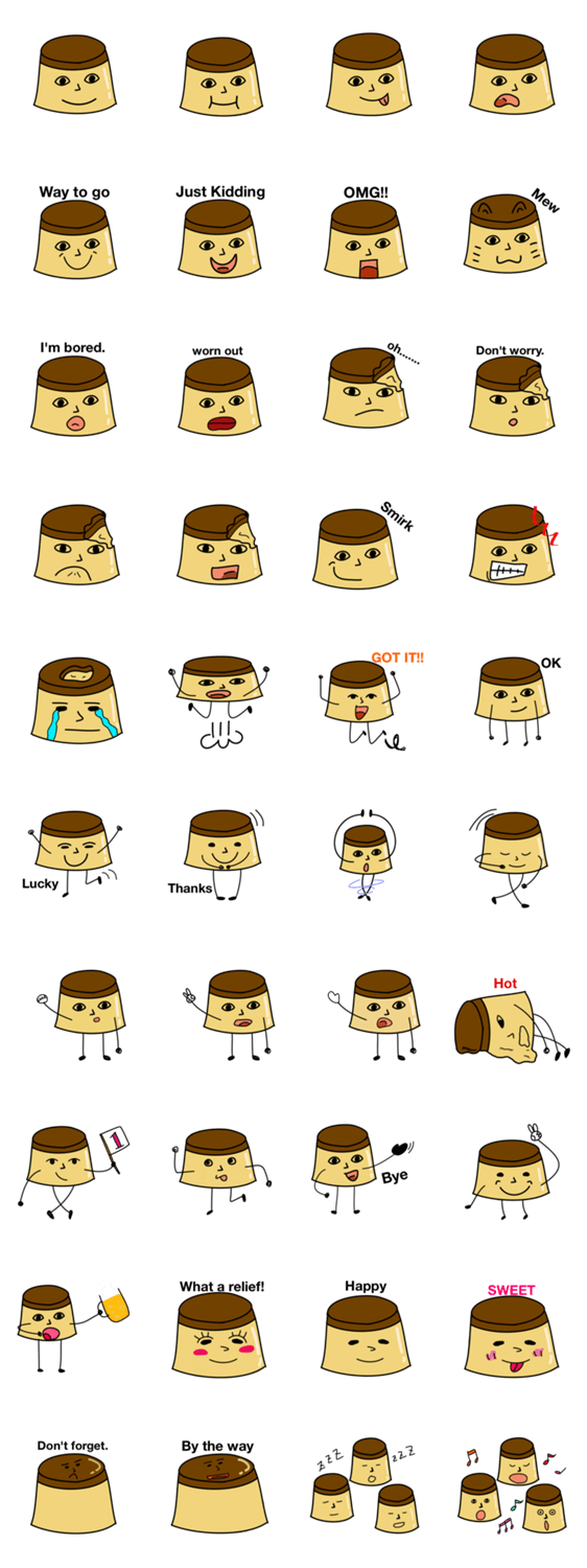 ただのプリンたち