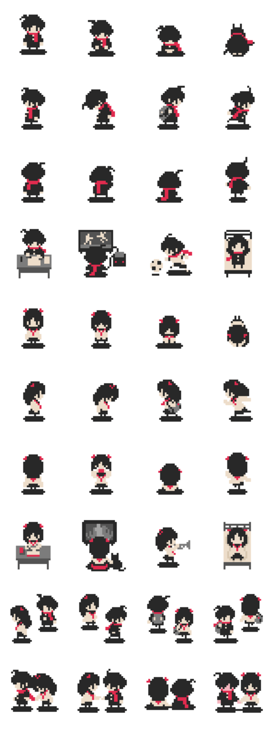 Pixels & Lovers #01 ユウ＆ユイ