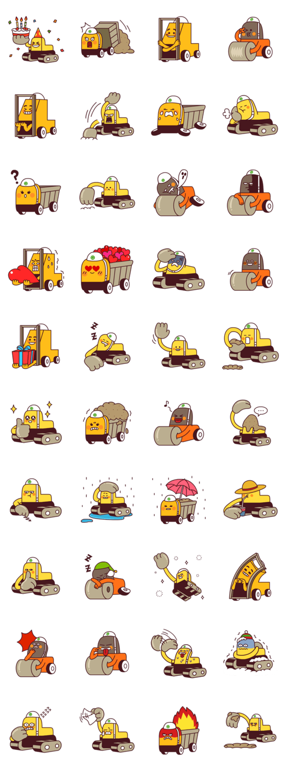 Heavy machinery friends