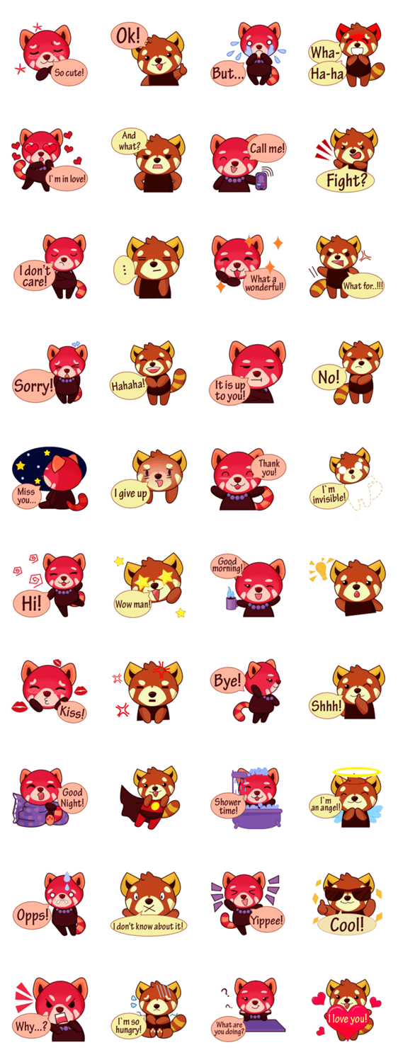 Red Pandas – English