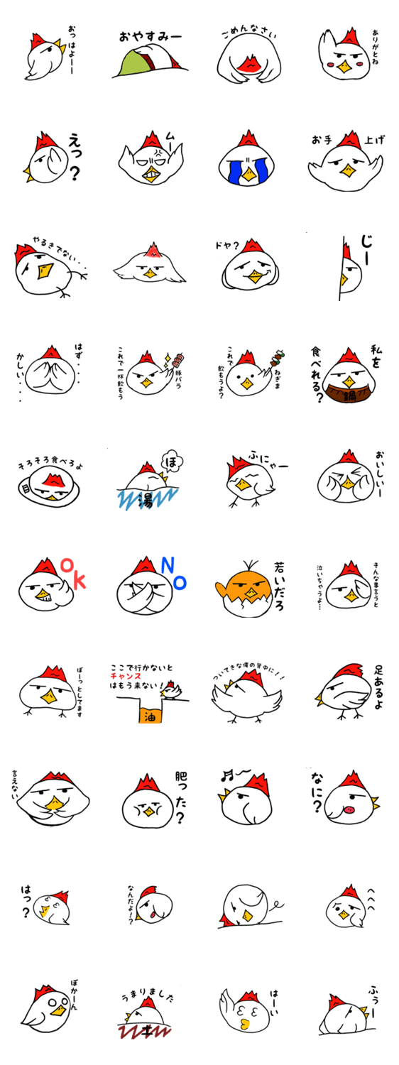 ニワトリの様な鳥