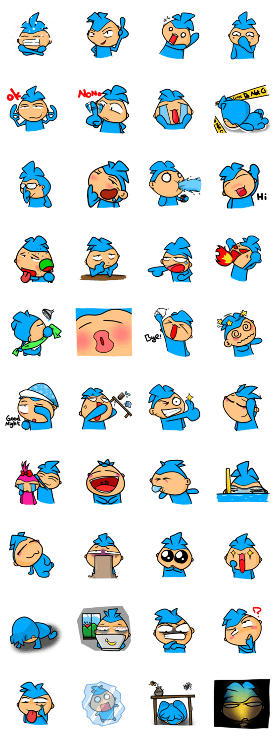 MonkeyBinBin’s emoticons