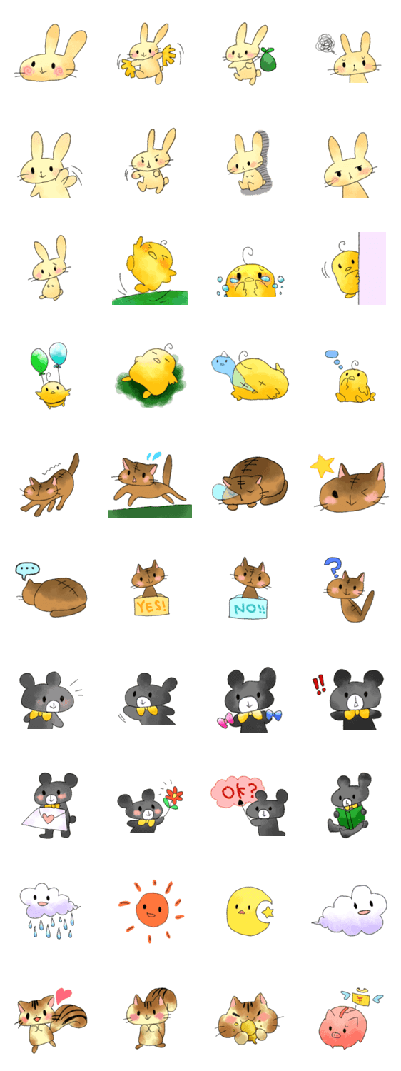 うさぎのビッキーとゆかいななかまたち