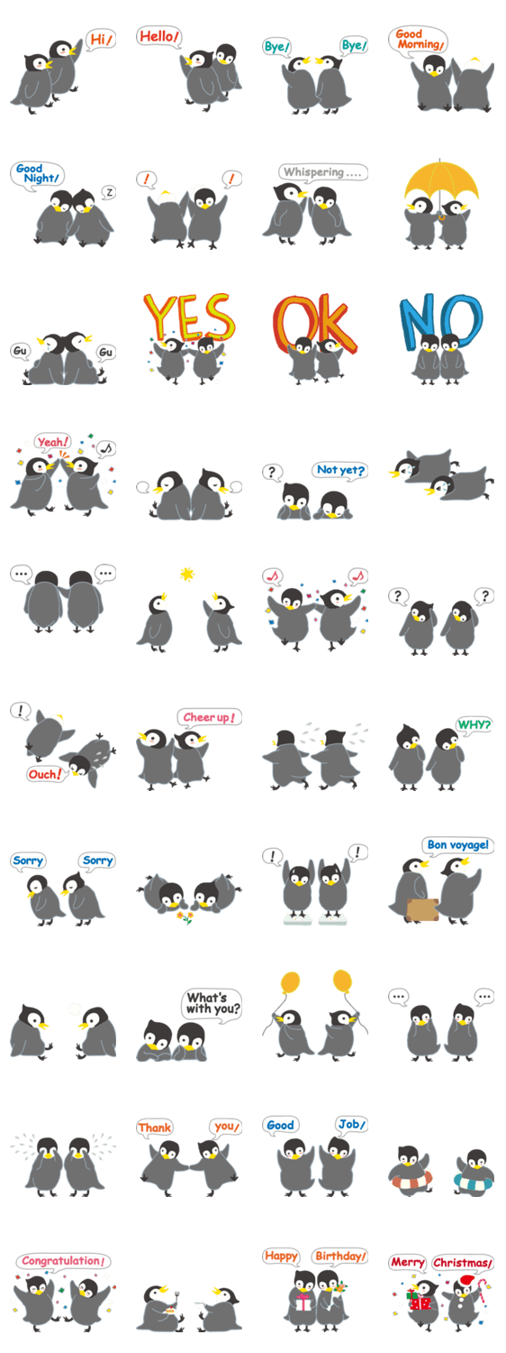 双子ペンギンPee & Cheeの日常