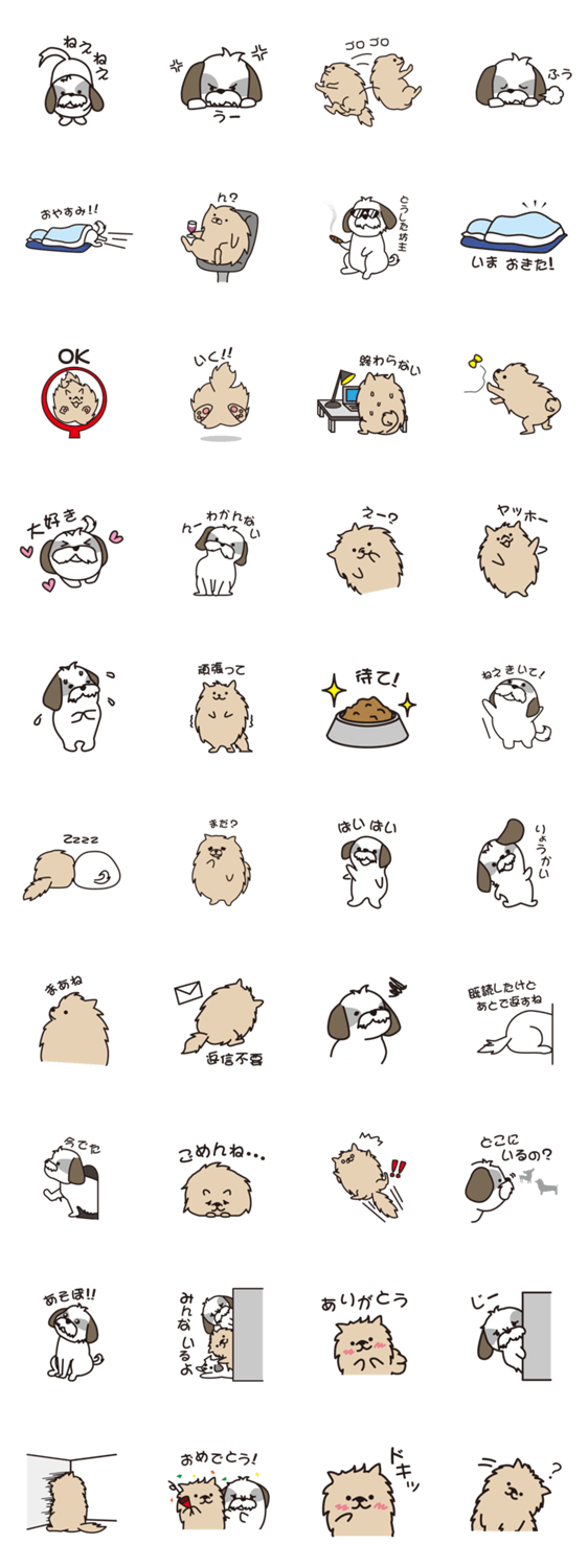 ポメとシーズー