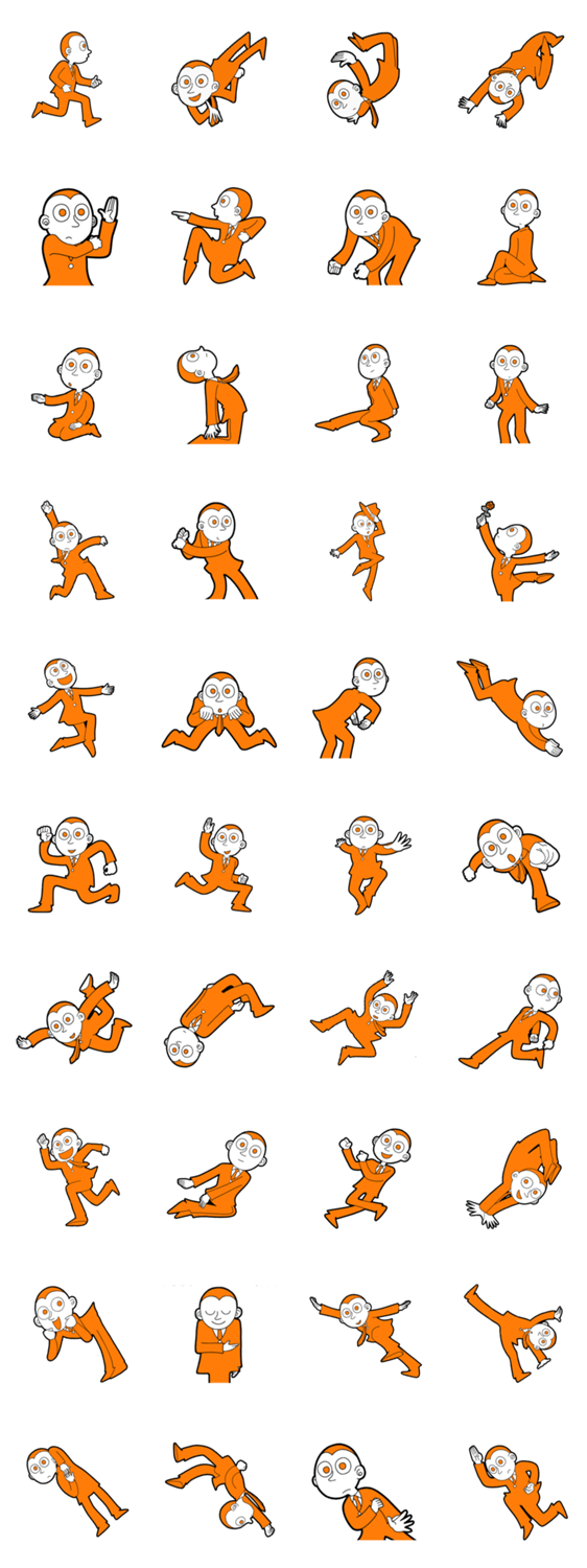 オリジナルキャラクター「オレンジ男。」
