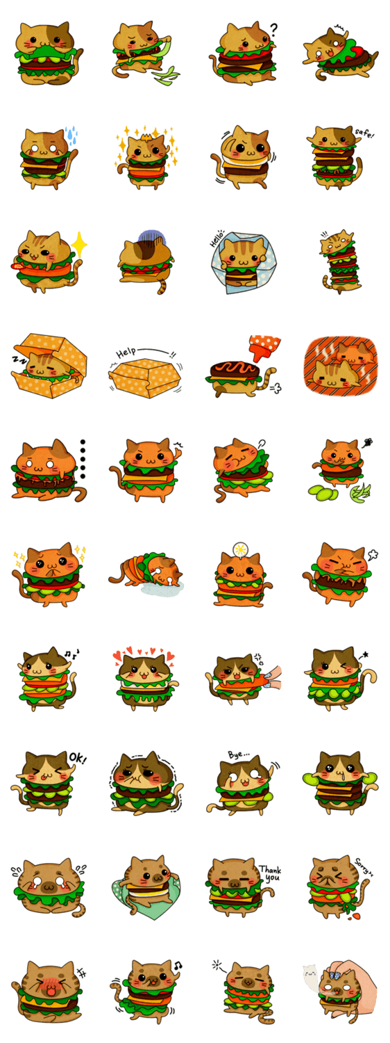 Yummy BurgerCat