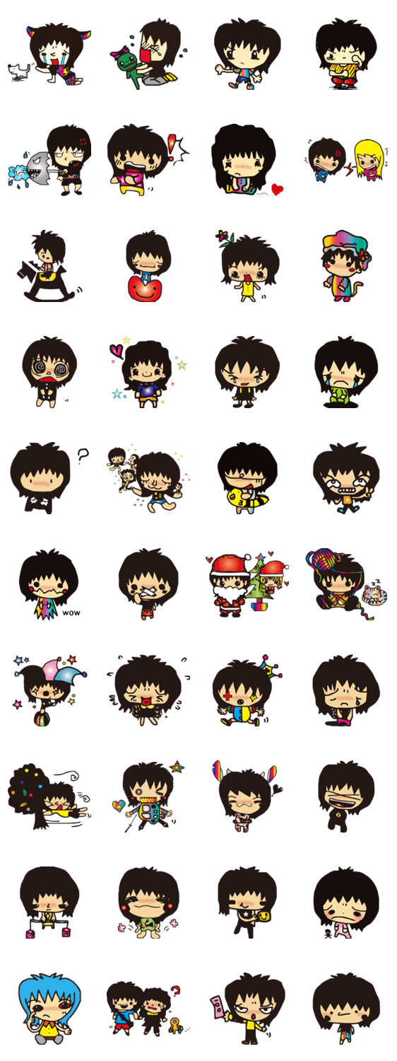 レインボー人々