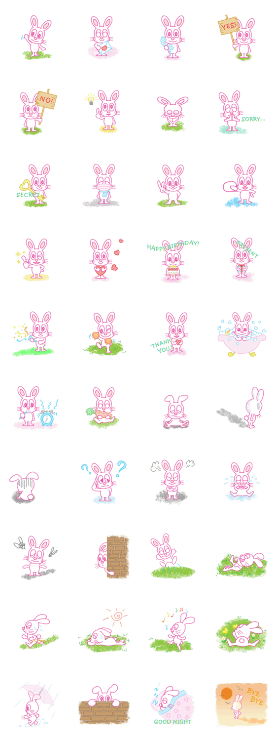 パステルうさぎモモコ