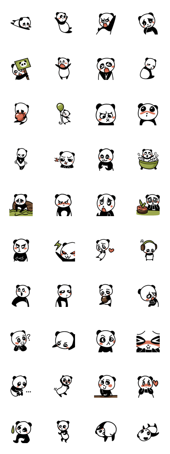 Emotional panda