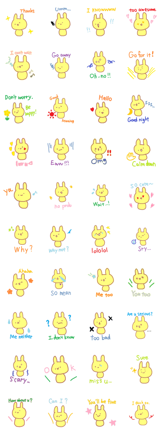 英語を話せる帰国子女うさぎ