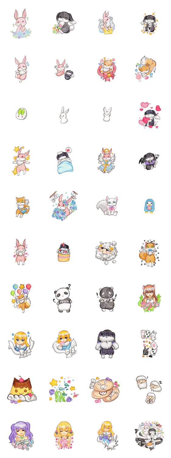 うさぎとお菓子といろいろ！