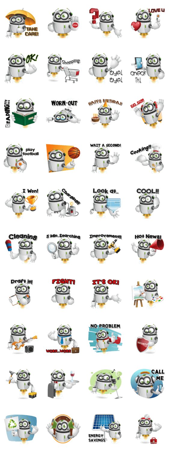 Flying Robot Toons Collection