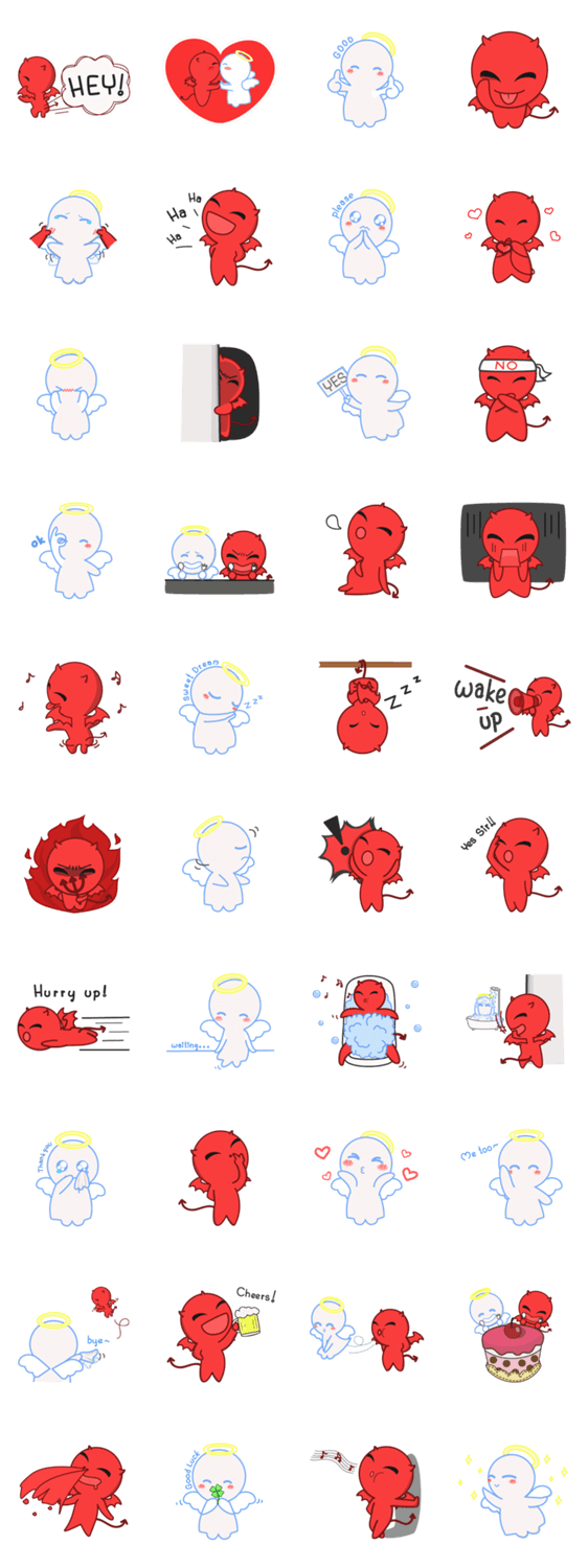 Little Devil & Angel