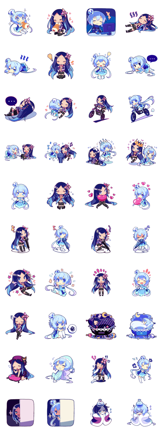 ゆるかわ「蒼姫ラピス＆メルリ」