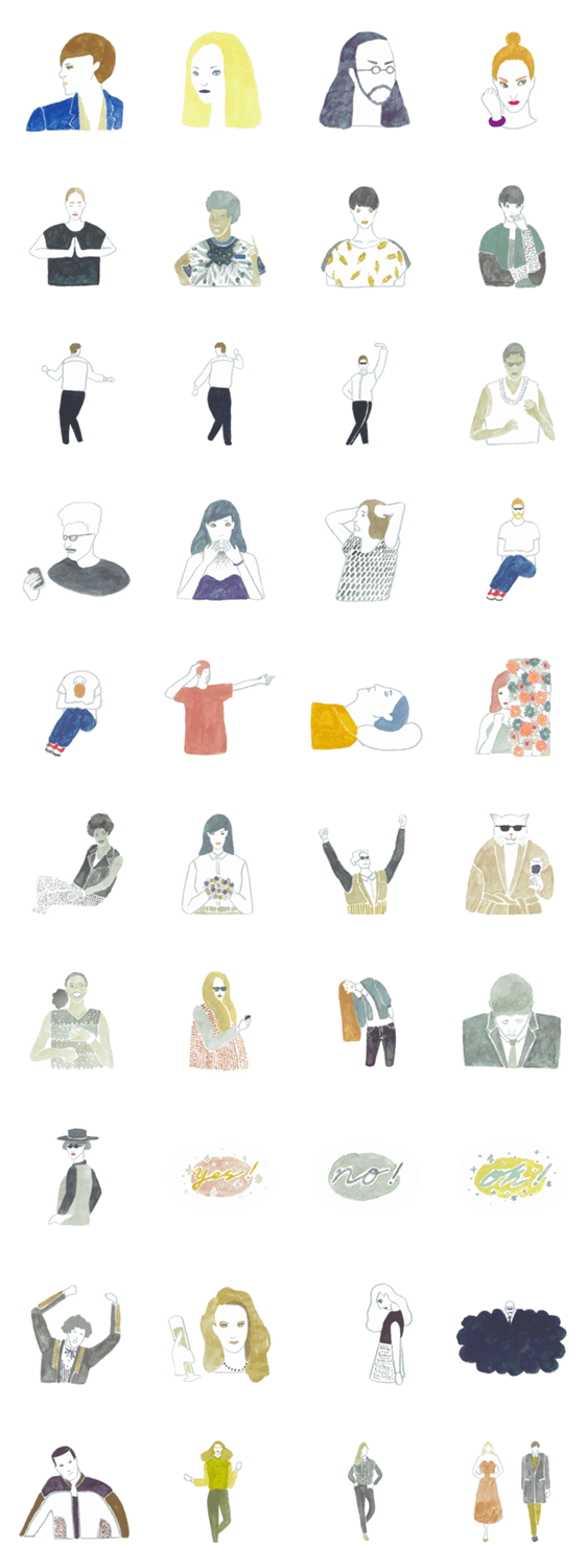 Fashionista sticker