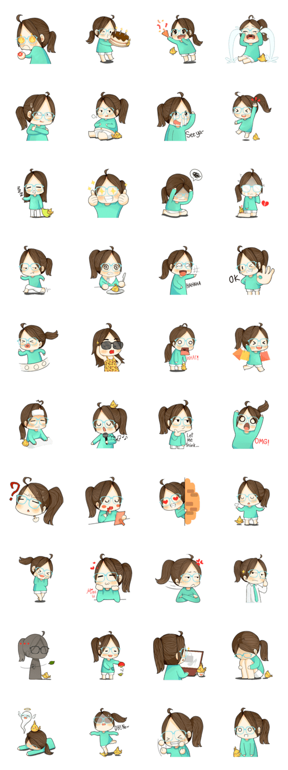 Little girl and tiny bird