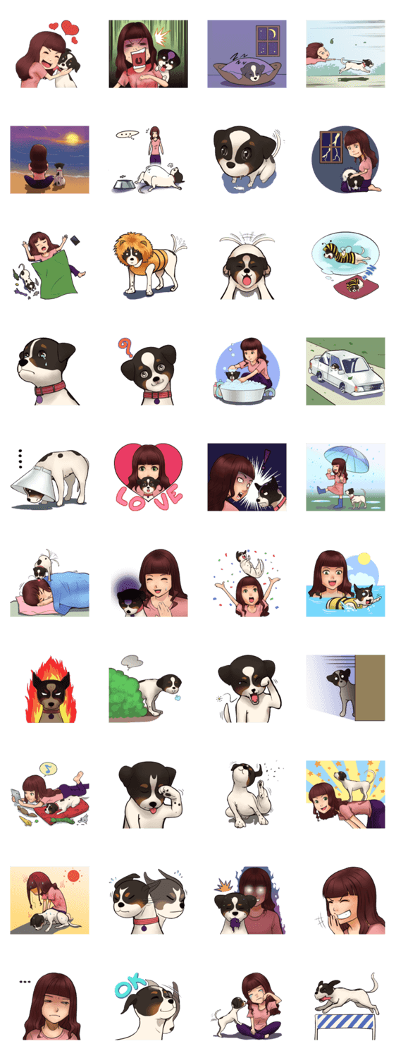 My daughter has four legs